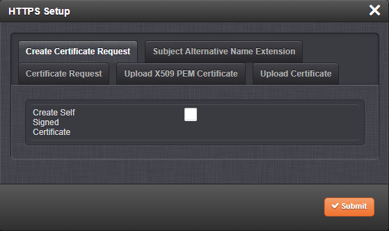 Creating an HTTPS Certificate Request