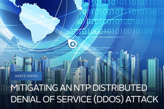Mitigating an NTP Distributed Denial of Service (DDoS) Attack