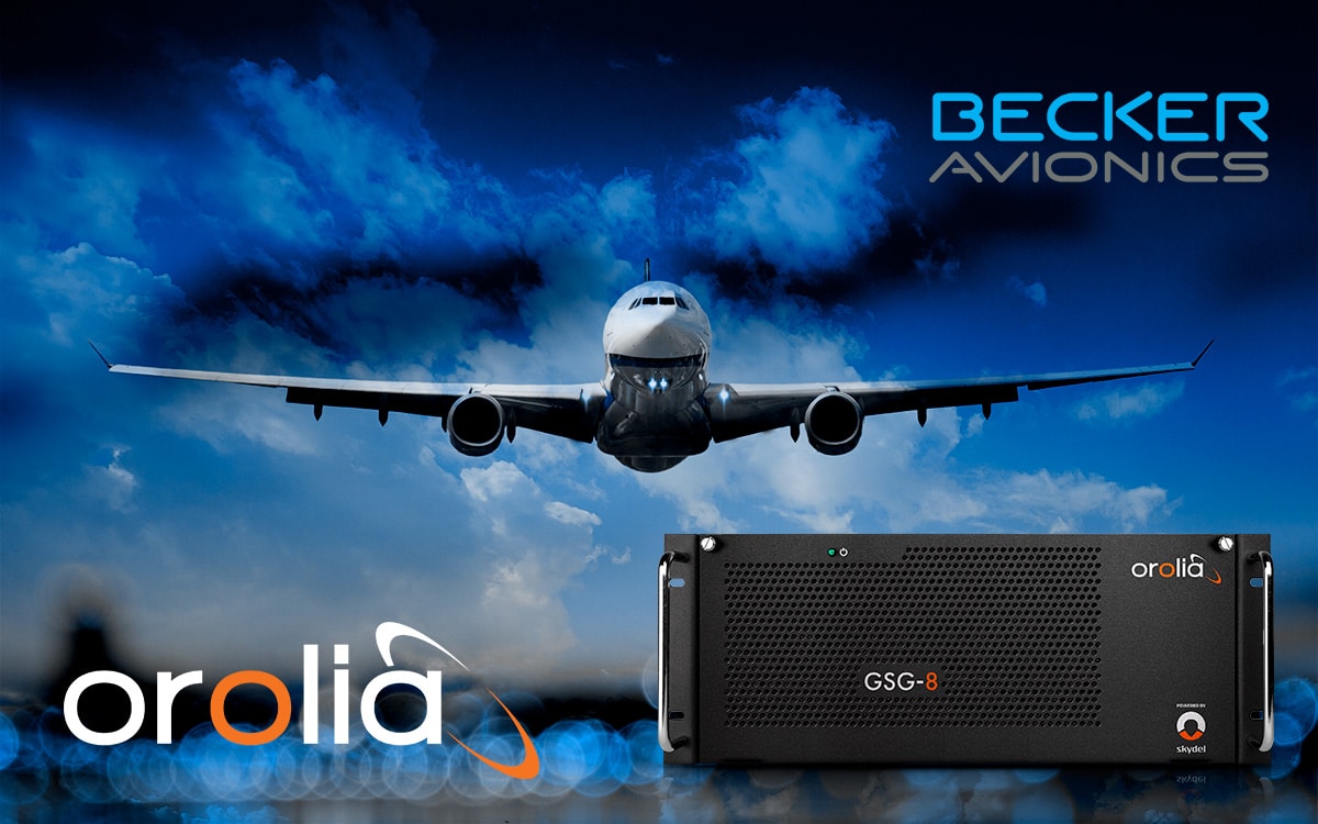 Orolia to provide Becker Avionics with GSG-8 with fully operational SBAS function to test avionics receiver