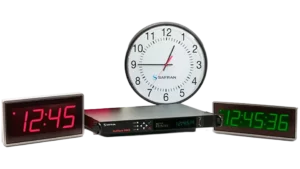 Time displays used with timer servers
