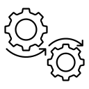 Powerful automation icon