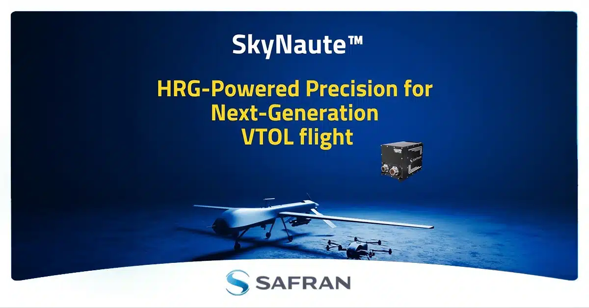 Safran Equips Eve Air Mobility's eVTOL with SkyNaute Inertial Navigation System