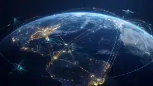 Network Satellite Data Exchange Over Earth